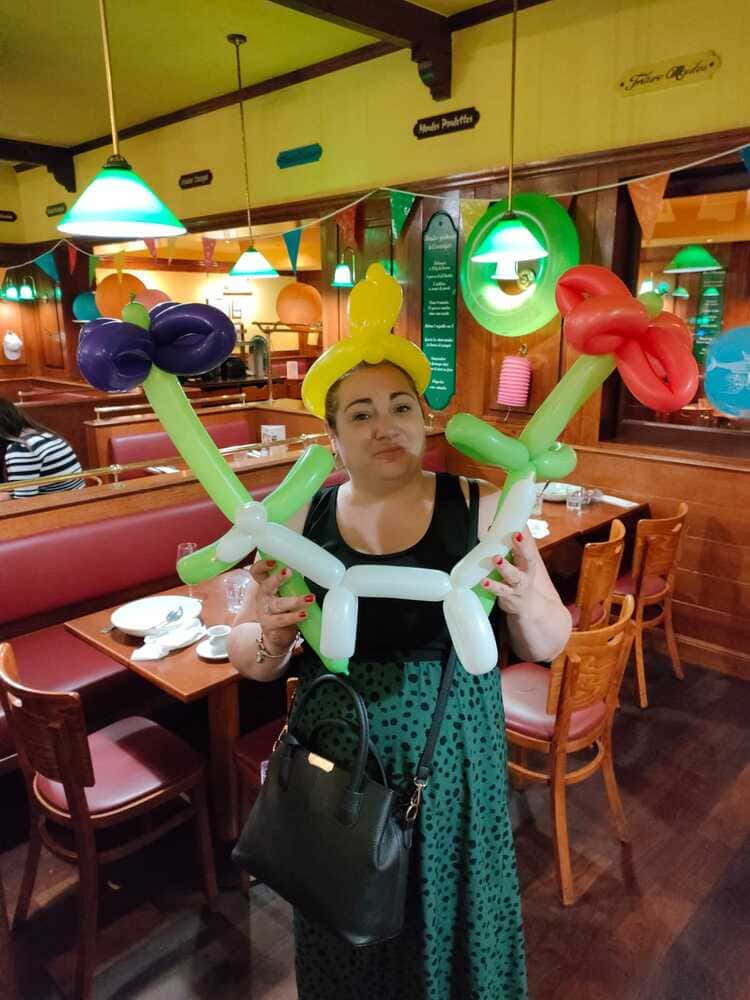 Animation sculpture de ballons gonflables