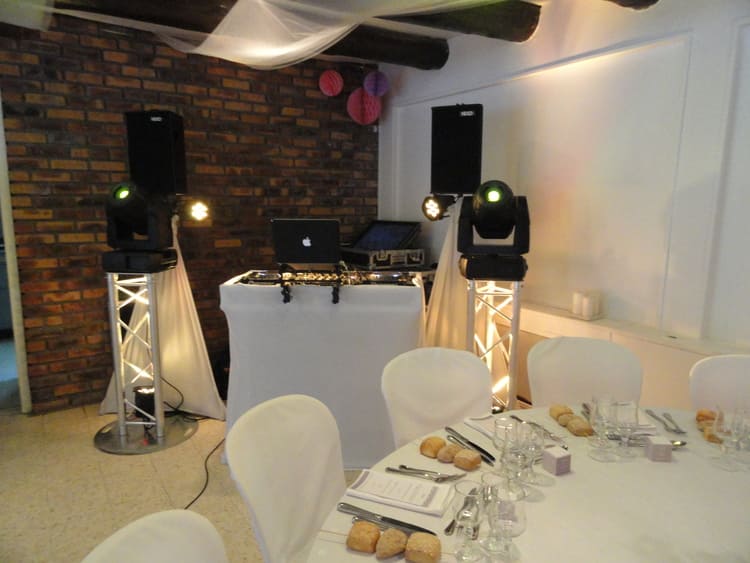 Installation DJ lors d'un mariage mixte franco portugais