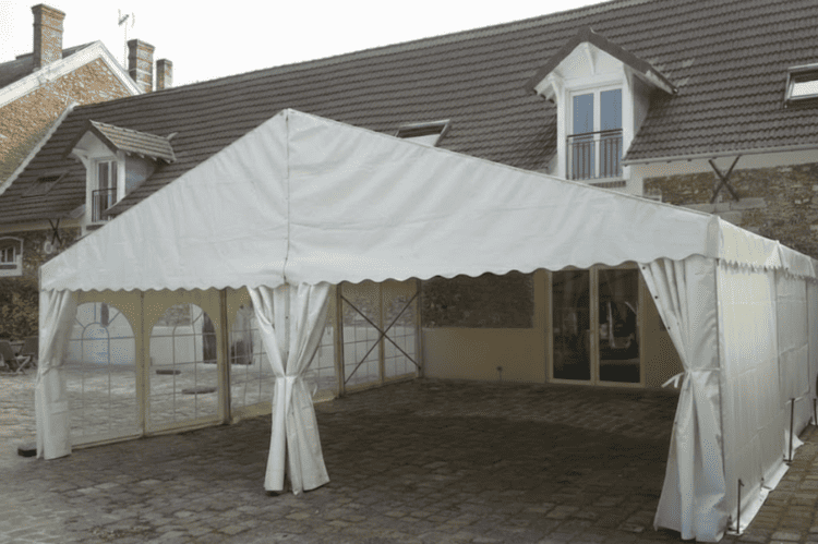 Location de tente de réception de 8x9m