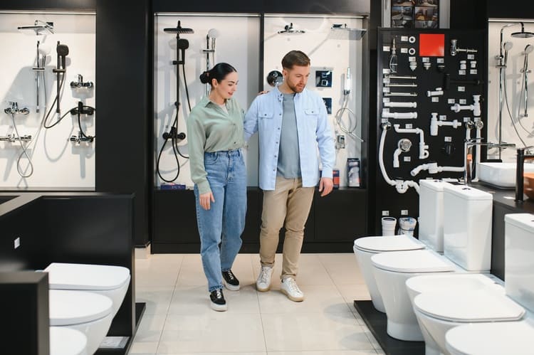Organisation d'un showroom pour une entreprise de rénovation de salle de bain
